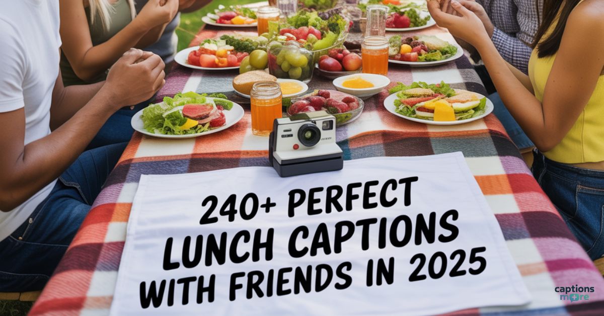 240+Perfect Lunch Captions with Friends in 2025
