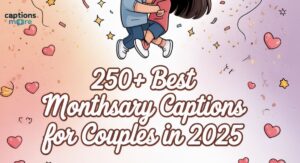 250+Best Monthsary Captions for Couples in 2025