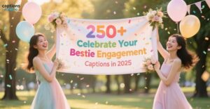 250+Celebrate Your Bestie’s Engagement captions  in 2025