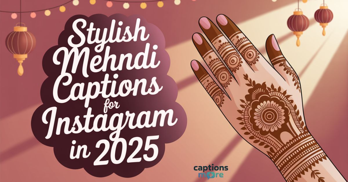 350 stylish mehndi captions for instagram in 2025