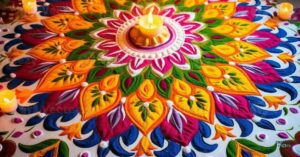 400+ Best Rangoli Captions for Instagram to Shine Bright in 2025