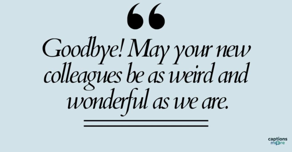 Farewell to Colleagues