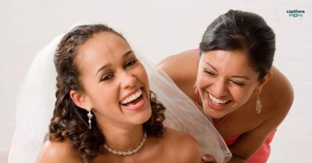 funny sister wedding captions
