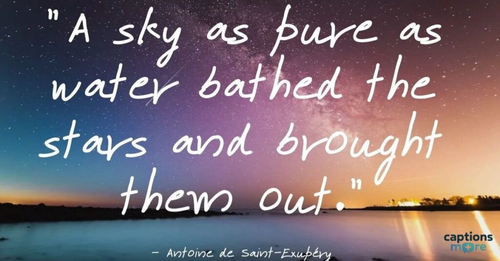 Inspirational Blue Sky Captions