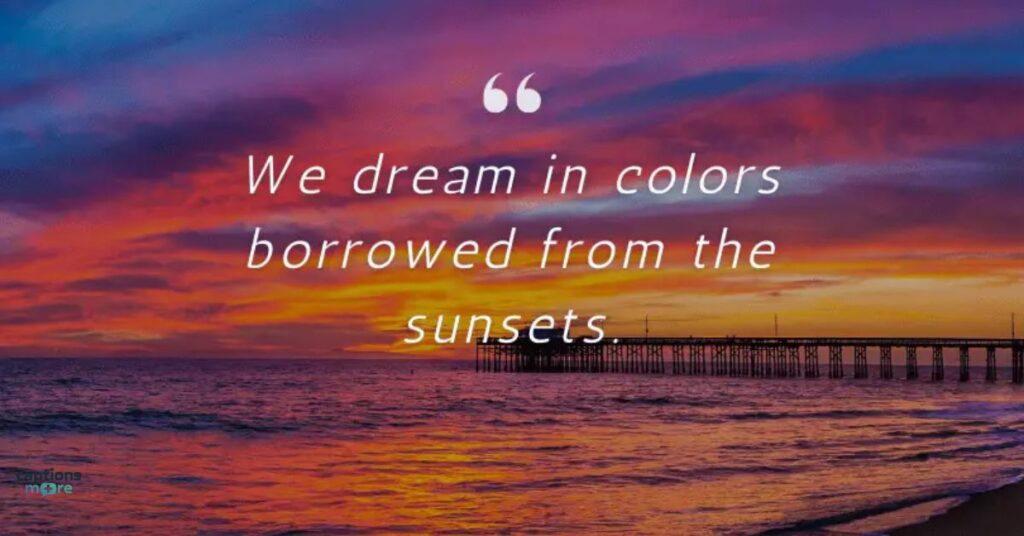 Love and Sunset Instagram Captions