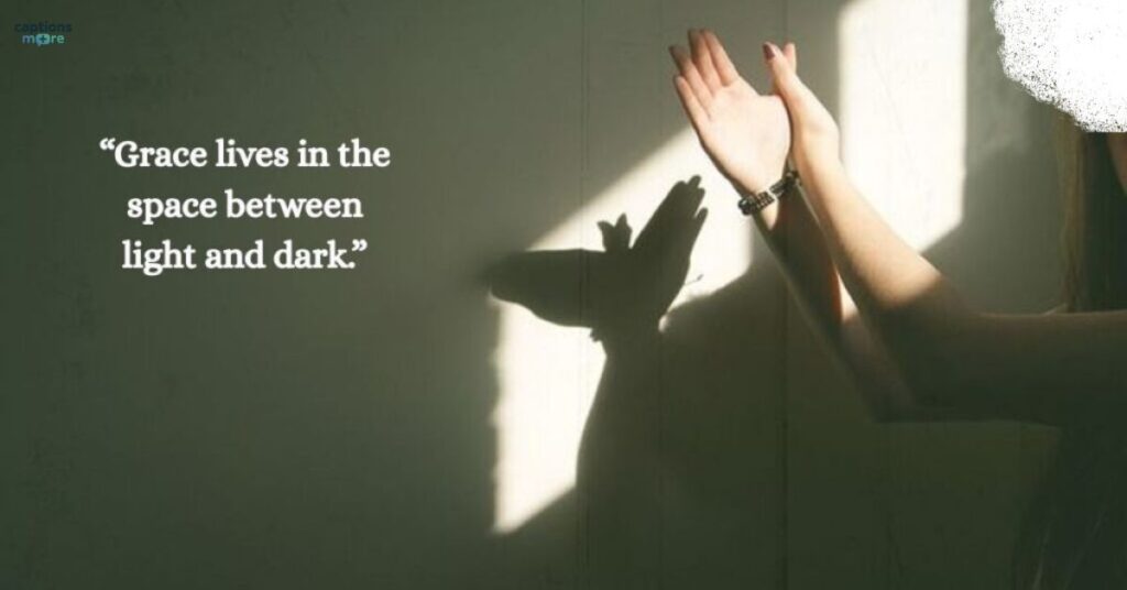 Mysterious Shadow Captions