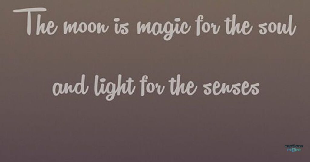 Romantic Moon Captions for Instagram