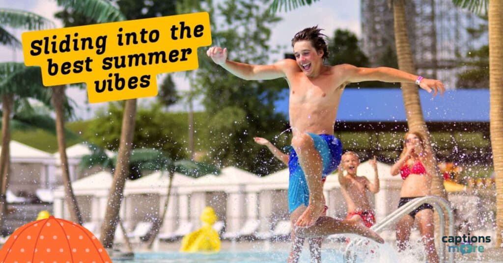 Witty Water Park Captions