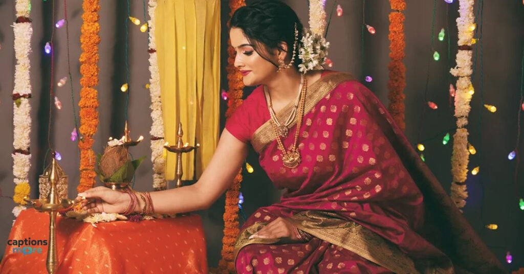 Best Saree Captions For Instagram in Hindi
