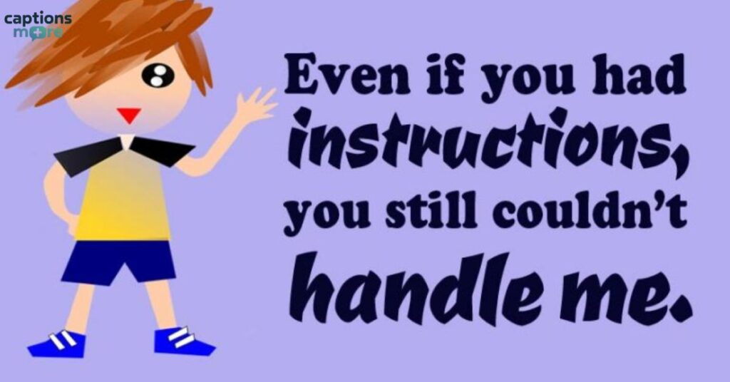boys attitude captions
