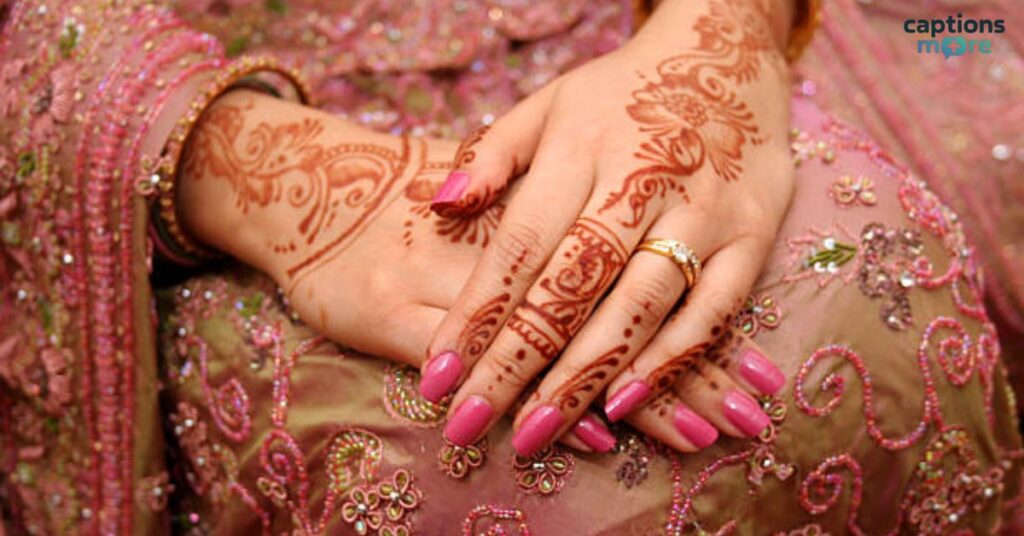 Mehndi Captions for Instagram in English
