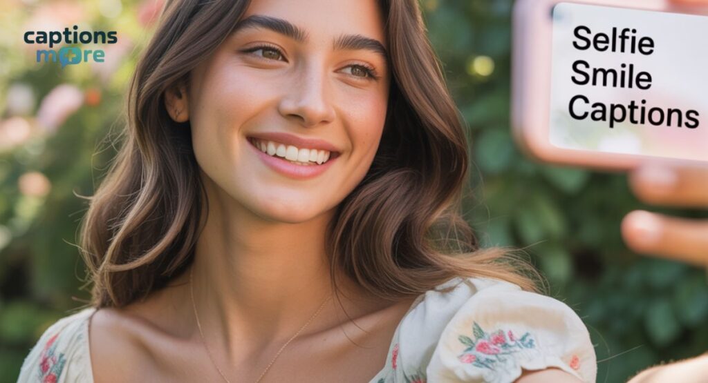 selfie smile captions