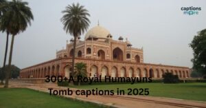 300+A Royal Humayuns Tomb captions in 2025