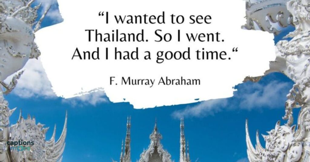 Captions For Bangkok