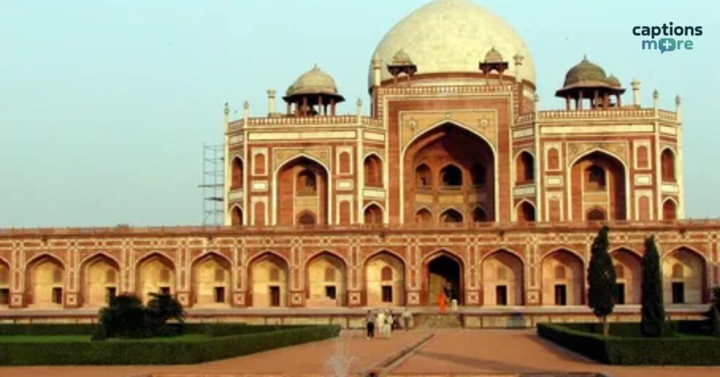 Captions for Humayuns Tomb