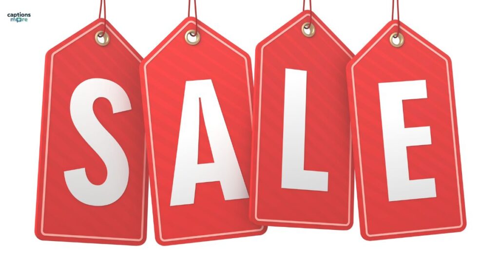 Fun and Playful Sale Captions
