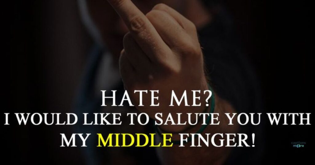 Quotes About Middle Finger